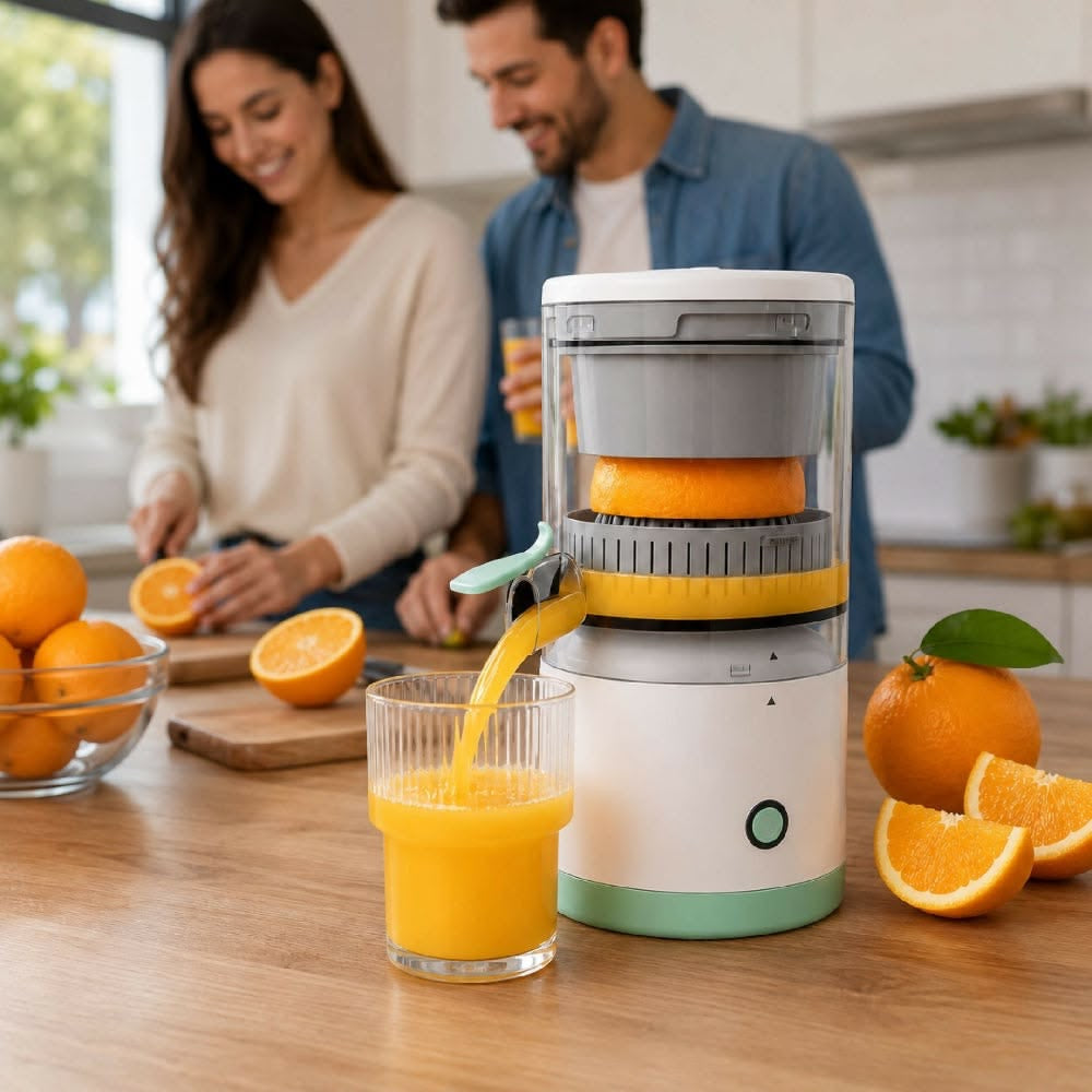 Exprimidor de Naranja y Cítricos Portátil Recargable - OmniMundo